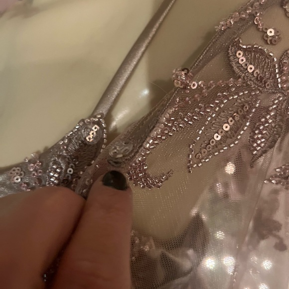 Elegant Embellished Evening Gown - Picture 7 of 16